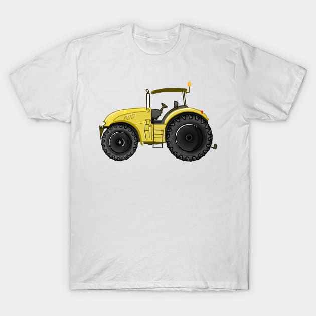 Yellow tractor T-Shirt by Aurealis